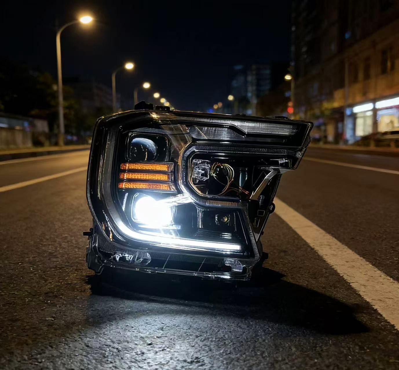 Raptor-Style Front Bumper Conversion Kit | ABS Black Body Kit for Ford Ranger T9 (2022-2023) XL XLS XLT Sport Wildtrak