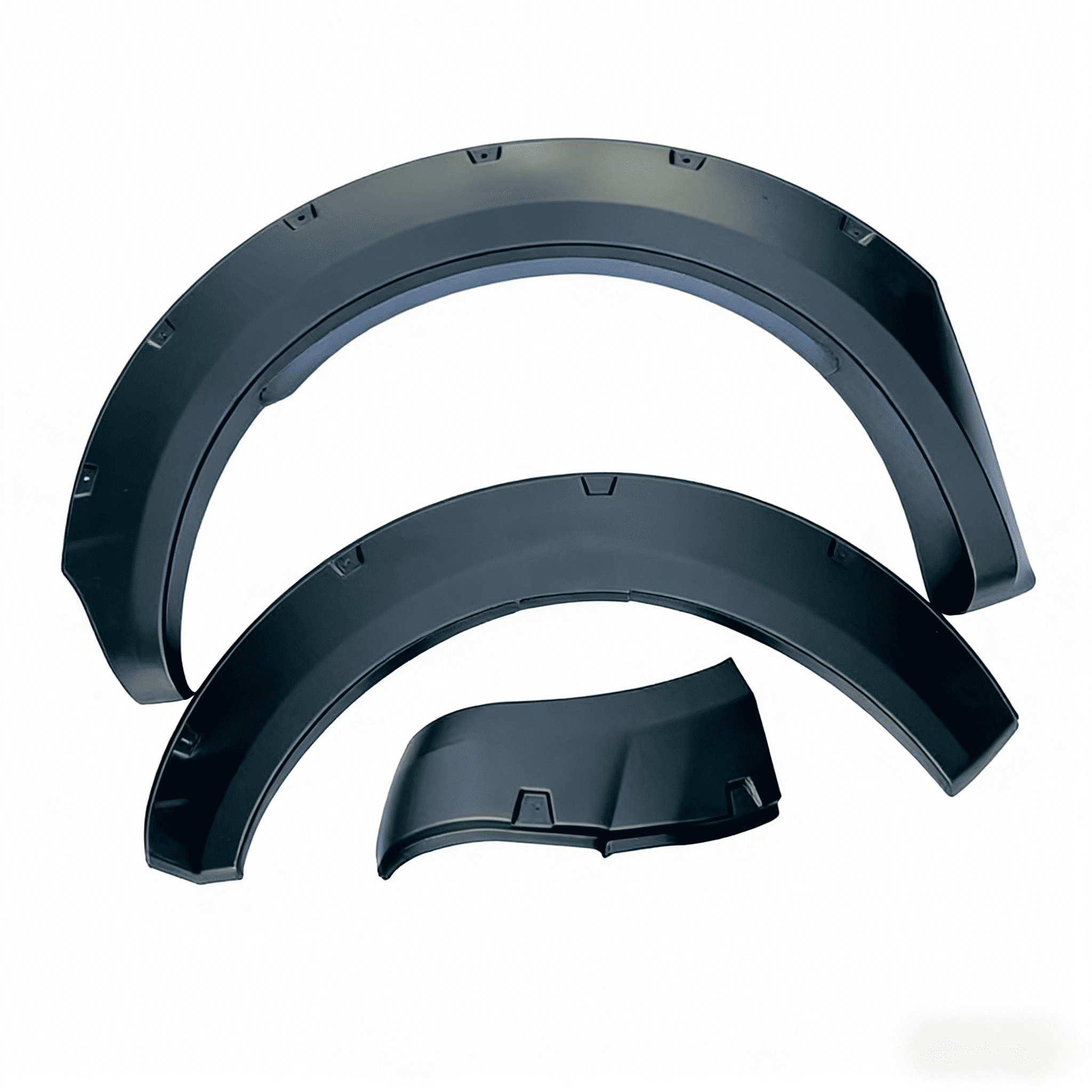 6-Piece Wide-Body Wheel Arch Extension Kit | Decorative Fender Flare Protectors for Ford Ranger T9 (2022-2023)