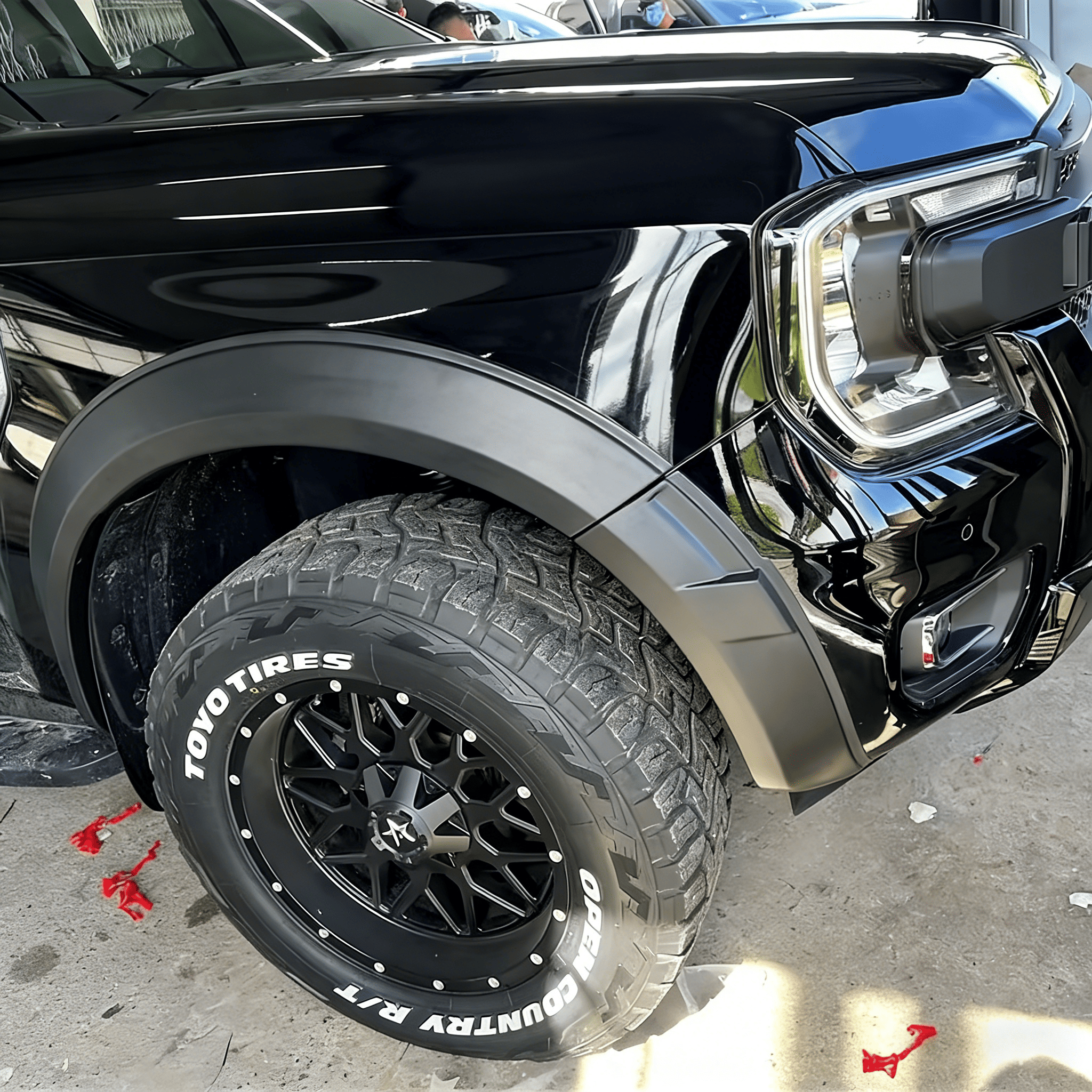 Bolt-Style Wide-Body Fender Flares | Rugged Off-Road Arch Protectors for Ford Ranger T9 (2022-2023) XLT Wildtrak Sport