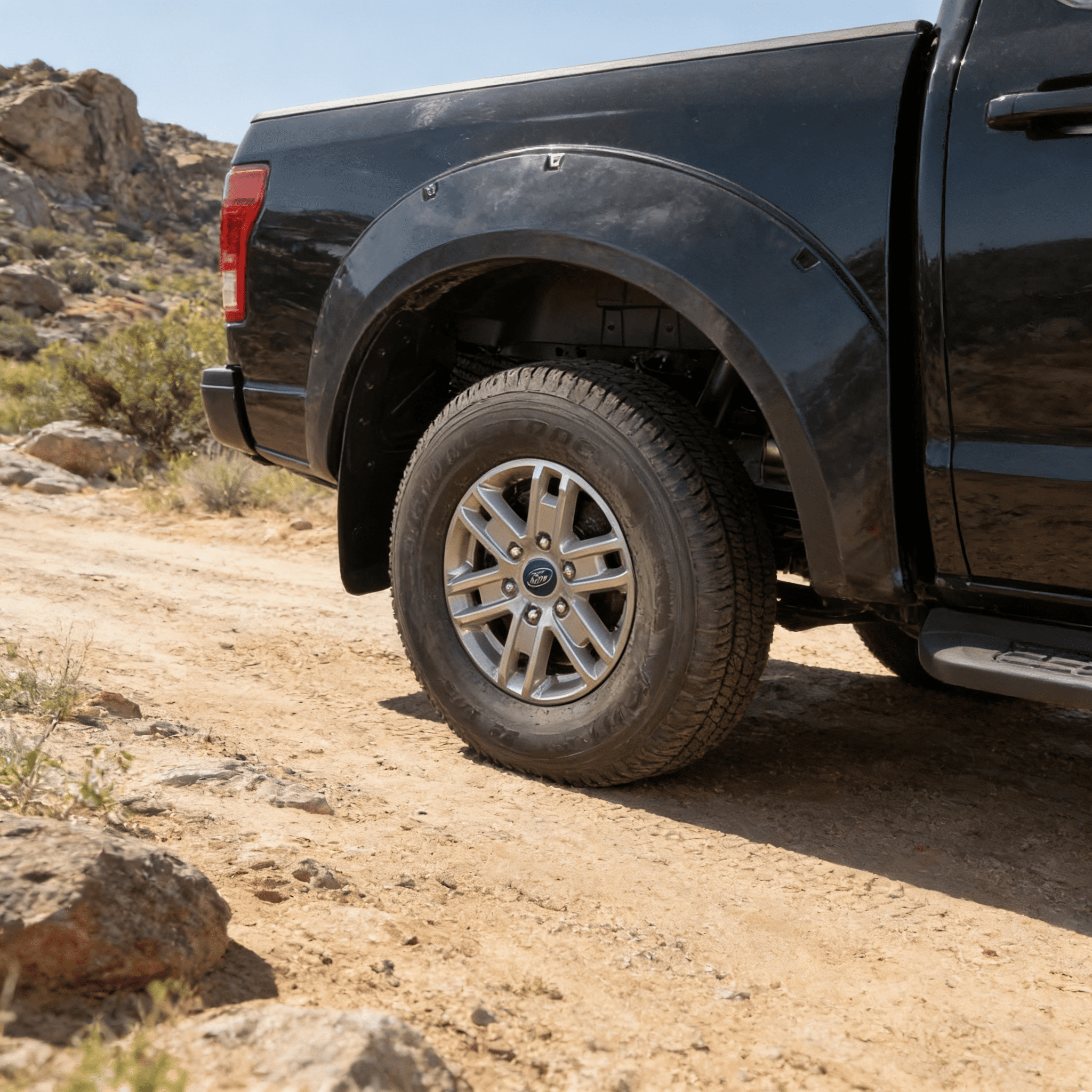 6-Piece Wide-Body Wheel Arch Extension Kit | Decorative Fender Flare Protectors for Ford Ranger T9 (2022-2023)