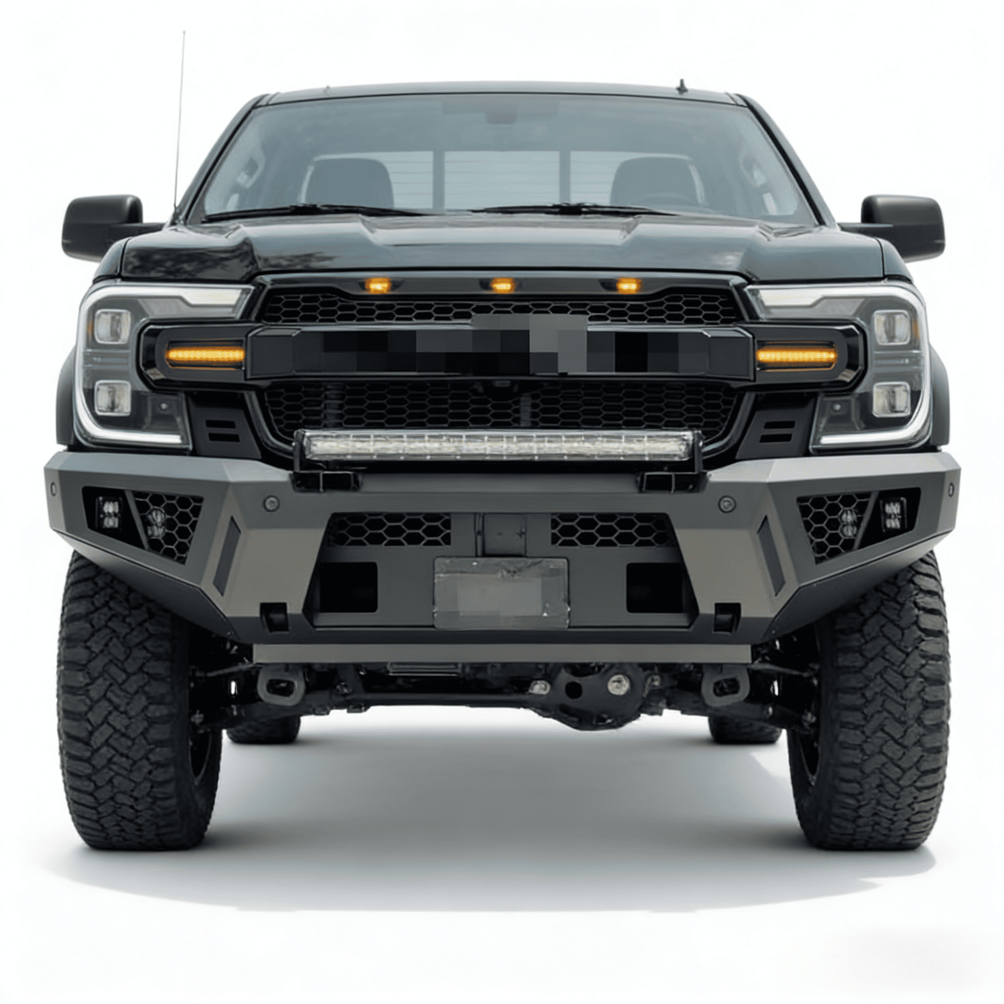 Heavy-Duty Steel Front Bull Bar | Full Bumper Replacement for Ford Ranger T9 (2022-2023) XL XLS XLT Sport Wildtrak