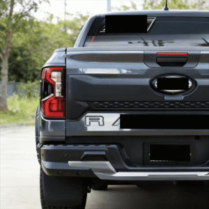 Rear Tailgate Cladding Trim Panel | Aggressive Tailgate Protector for Ford Ranger T9 (2022-2023) XL XLS XLT Sport Wildtrak