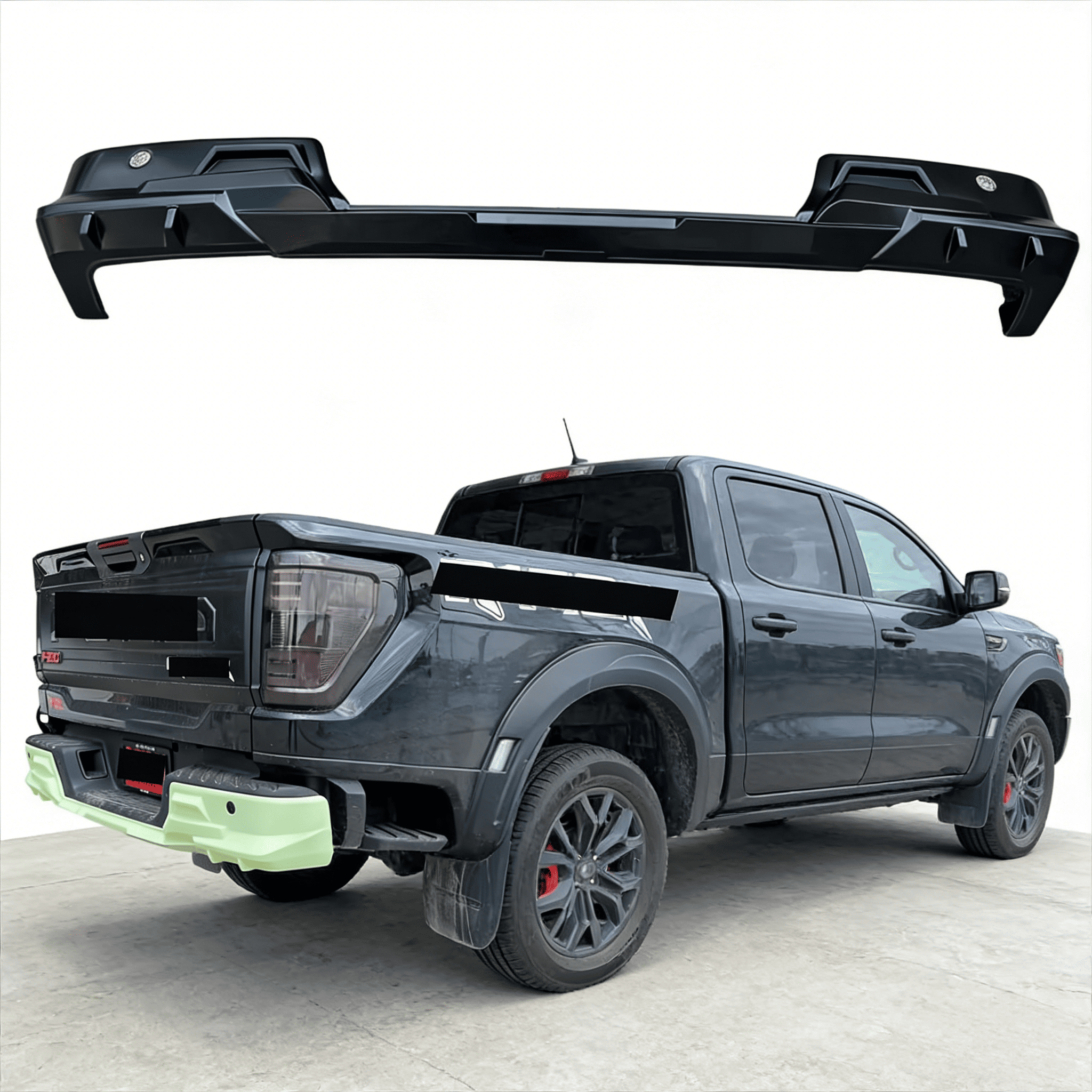 Rear Bumper Protective Guard & Trim Cover | Tailored for Ford Ranger T9 (2022-2023) XL XLS XLT Sport Wildtrak